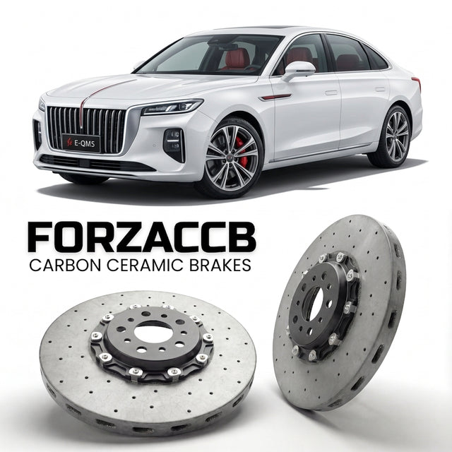 Carbon Ceramic Brake Rotors for Hongqi E-QM5 (2021-2025) | CCB OEM Replacement / Conversion Upgrade Kit