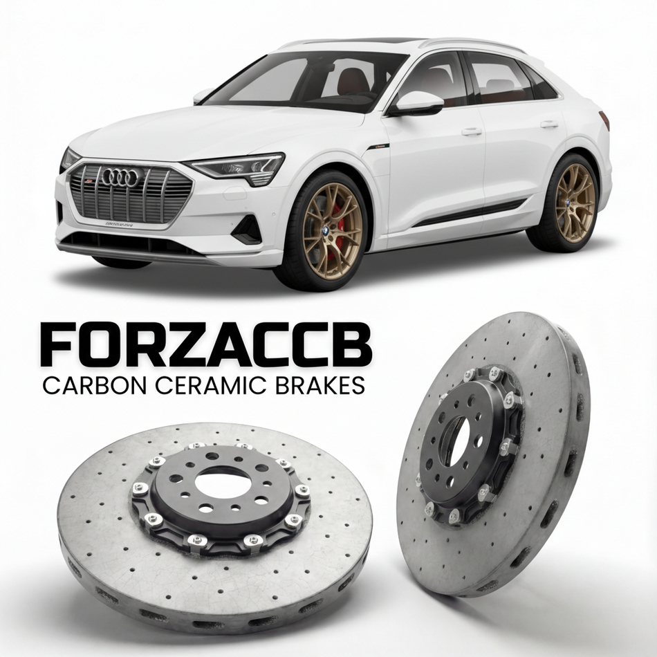 Carbon Ceramic Brake Rotors for Audi e-tron GE (2018-2022) | CCB OEM Replacement / Conversion Upgrade Kit