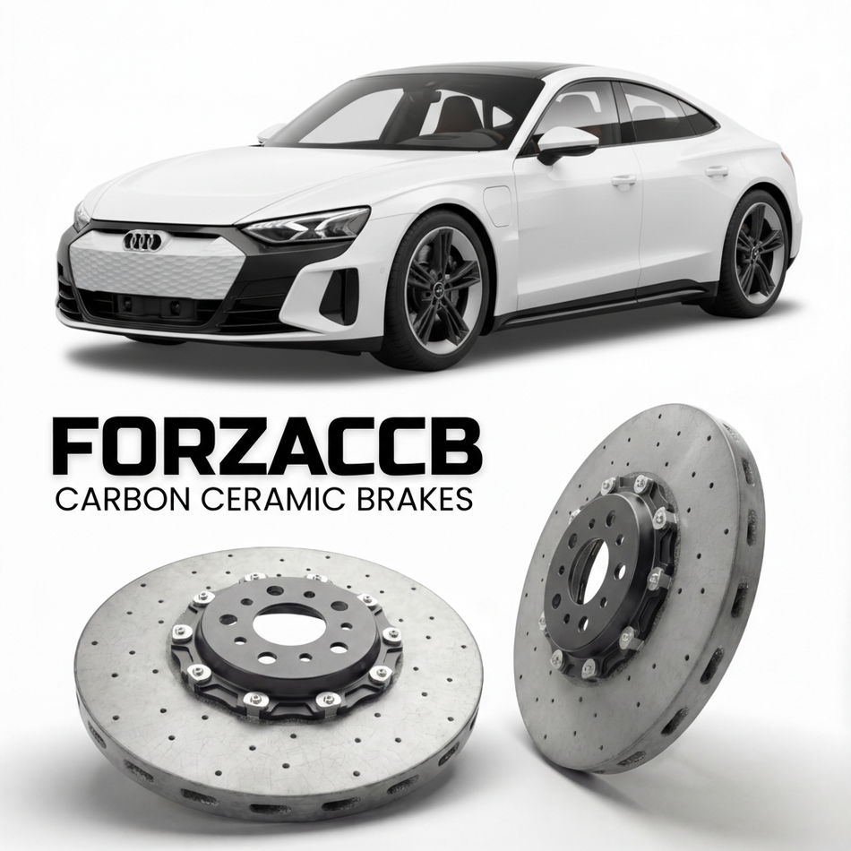 Carbon Ceramic Brake Rotors for Audi e-tron GT FW (2021+) | CCB OEM Replacement / Conversion Upgrade Kit