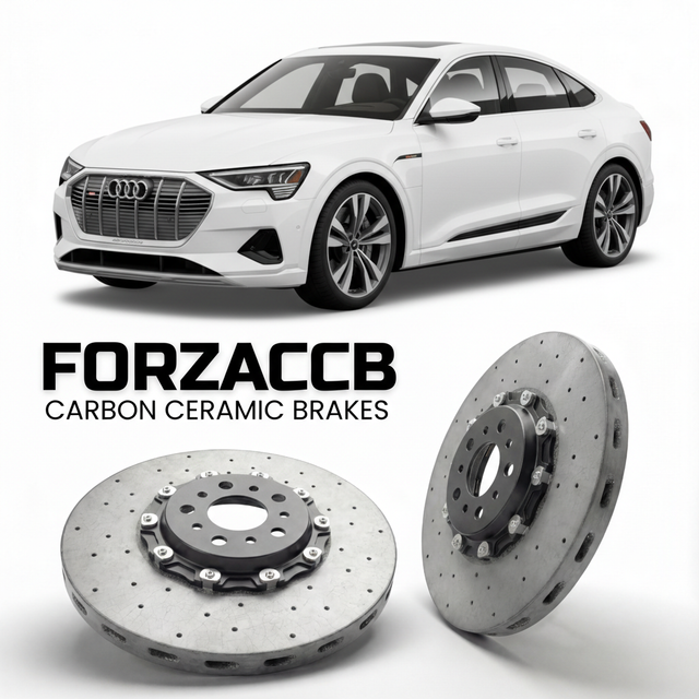 Carbon Ceramic Brake Rotors for Audi e-tron Sportback GE (2020-2022) | CCB OEM Replacement / Conversion Upgrade Kit