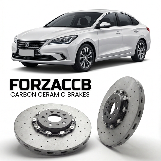 Carbon Ceramic Brake Rotors for ChangAn Eado II (2018-2020) | CCB OEM Replacement / Conversion Upgrade Kit