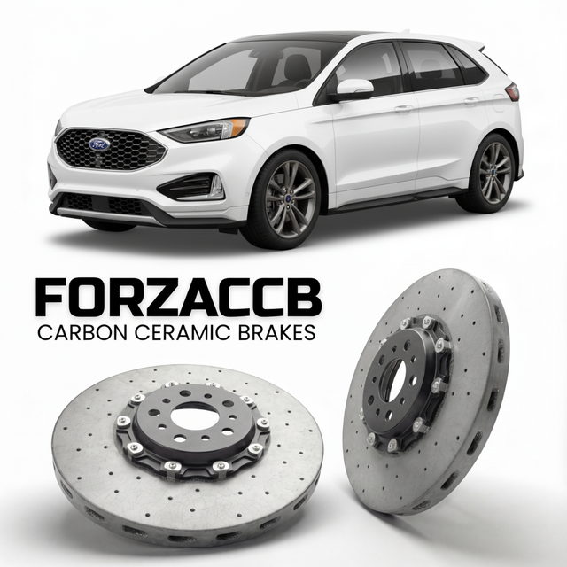 Carbon Ceramic Brake Rotors for Ford Edge Plus II (China, facelift 2021 (2021-2023) | CCB OEM Replacement / Conversion Upgrade Kit