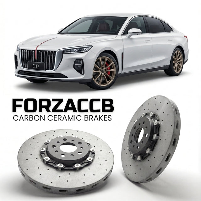 Carbon Ceramic Brake Rotors for Hongqi EH7 (2024+) | CCB OEM Replacement / Conversion Upgrade Kit