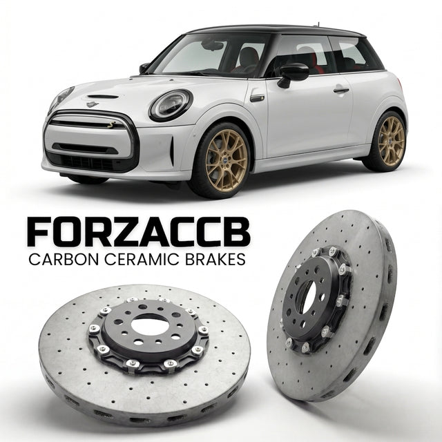 Carbon Ceramic Brake Rotors for Mini Electric J01 (2024+) | CCB OEM Replacement / Conversion Upgrade Kit