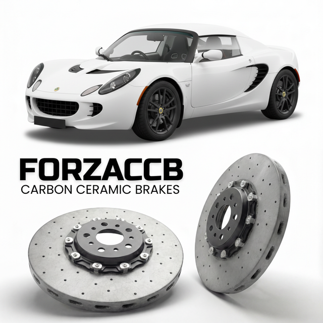Carbon Ceramic Brake Rotors for Lotus Elise S2; Type 111 (2005-2010) | CCB OEM Replacement / Conversion Upgrade Kit