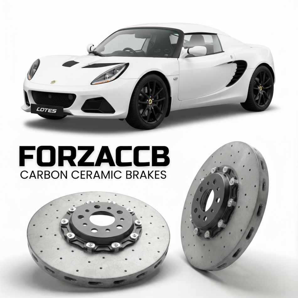 Carbon Ceramic Brake Rotors for Lotus Elise S3; Type 111/121 (2011-2021) | CCB OEM Replacement / Conversion Upgrade Kit