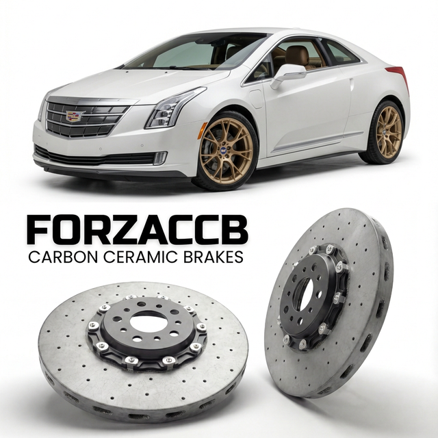 Carbon Ceramic Brake Rotors for Cadillac ELR (2014-2016) | CCB OEM Replacement / Conversion Upgrade Kit