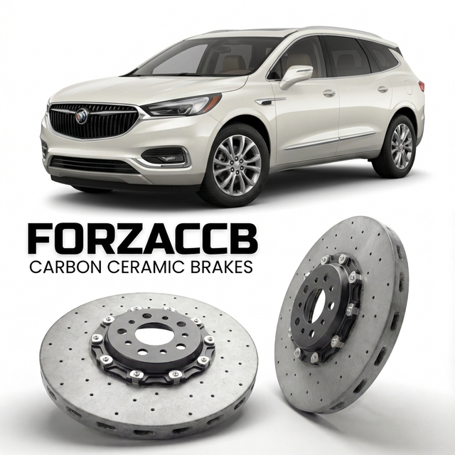 Carbon Ceramic Brake Rotors for Buick Enclave II (2017-2021) | CCB OEM Replacement / Conversion Upgrade Kit