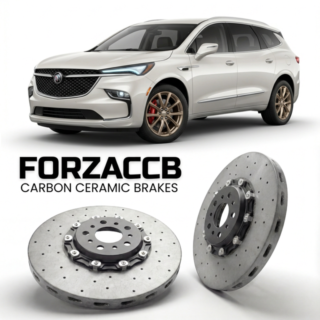 Carbon Ceramic Brake Rotors for Buick Enclave III (2024+) | CCB OEM Replacement / Conversion Upgrade Kit