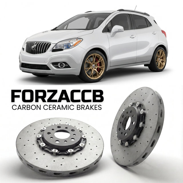 Carbon Ceramic Brake Rotors for Buick Encore I (2012-2017) | CCB OEM Replacement / Conversion Upgrade Kit