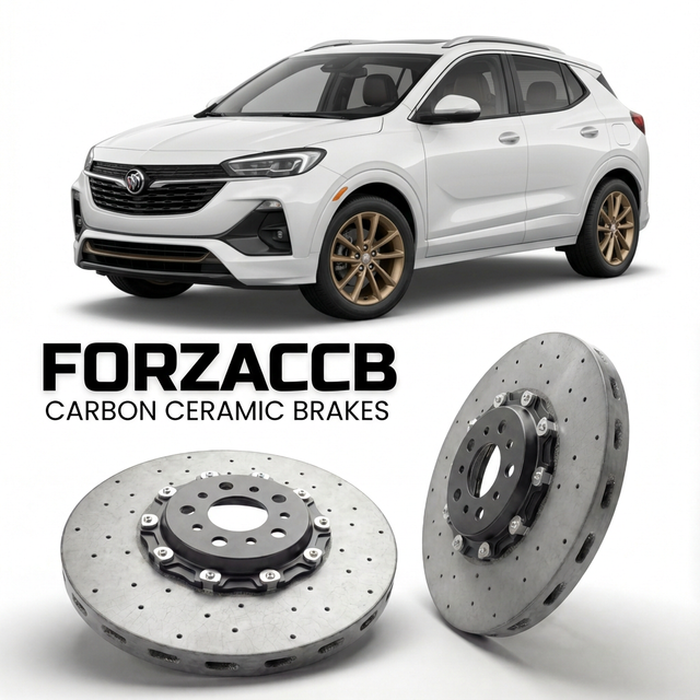 Carbon Ceramic Brake Rotors for Buick Encore GX I (facelift 2023 (2023+) | CCB OEM Replacement / Conversion Upgrade Kit