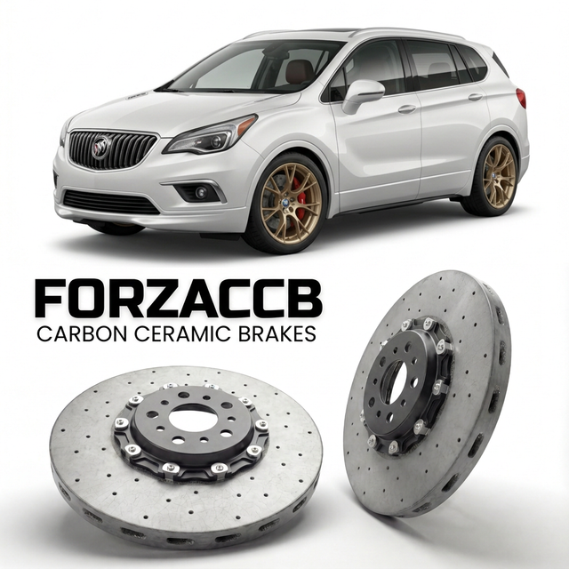 Carbon Ceramic Brake Rotors for Buick Envision I (2015-2017) | CCB OEM Replacement / Conversion Upgrade Kit