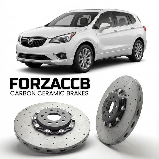 Carbon Ceramic Brake Rotors for Buick Envision I (facelift 2018 (2018-2020) | CCB OEM Replacement / Conversion Upgrade Kit