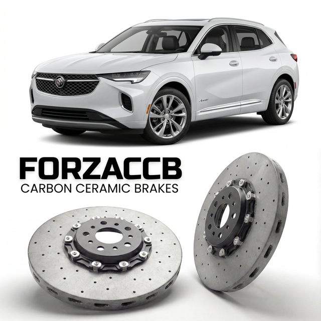 Carbon Ceramic Brake Rotors for Buick Envision II (2020-2024) | CCB OEM Replacement / Conversion Upgrade Kit