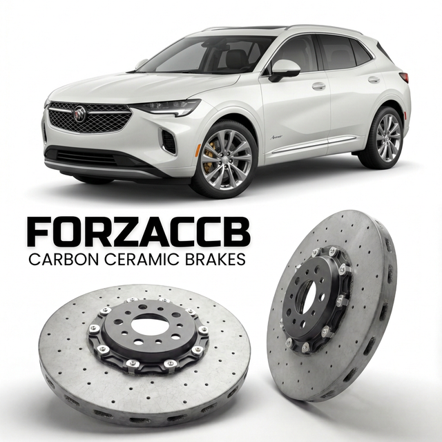 Carbon Ceramic Brake Rotors for Buick Envision II (facelift 2024 (2024+) | CCB OEM Replacement / Conversion Upgrade Kit