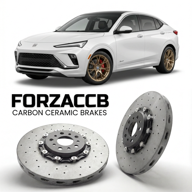 Carbon Ceramic Brake Rotors for Buick Envista (2023+) | CCB OEM Replacement / Conversion Upgrade Kit