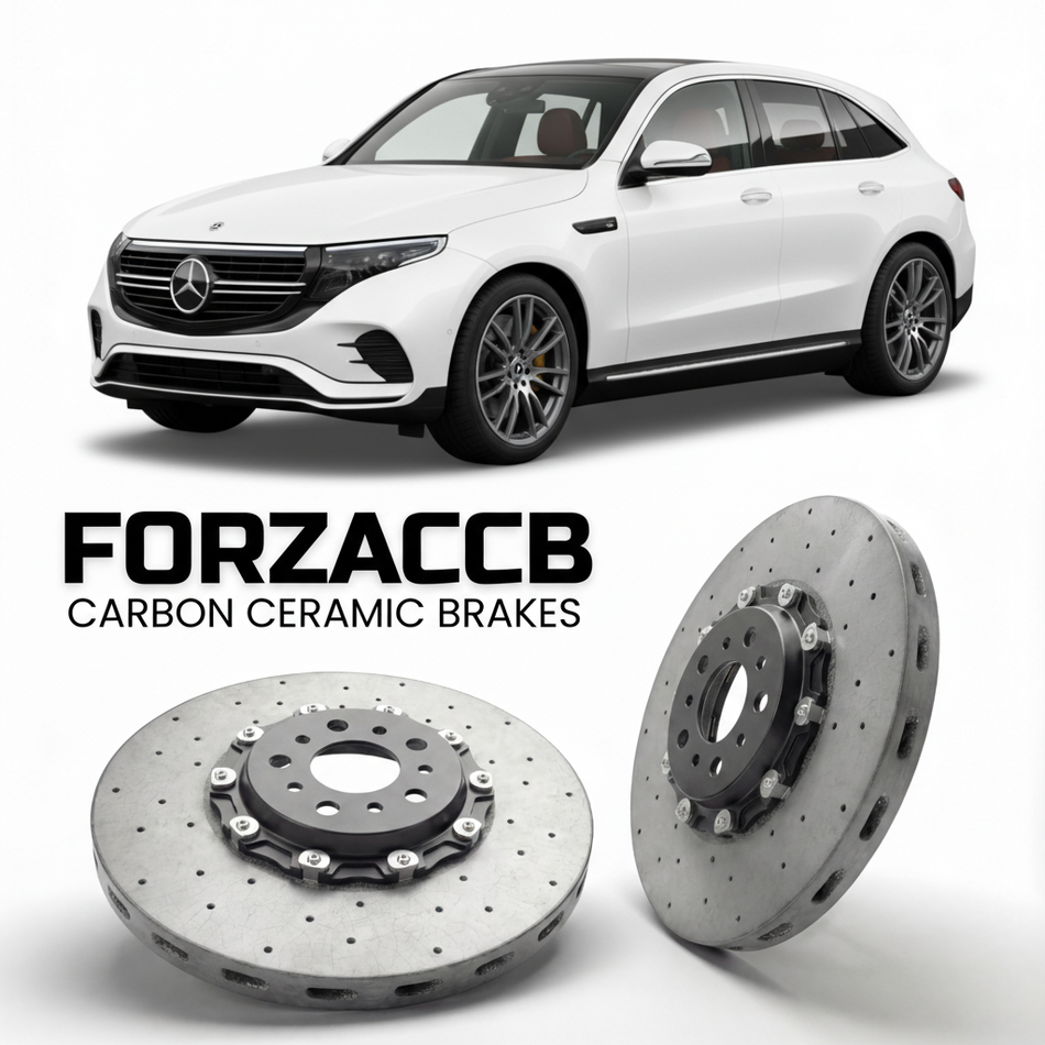 Carbon Ceramic Brake Rotors for Mercedes-Benz EQC N293 (2019-2023) | CCB OEM Replacement / Conversion Upgrade Kit