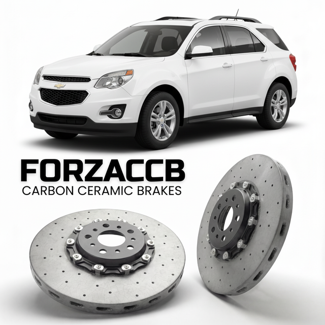 Carbon Ceramic Brake Rotors for Chevrolet Equinox II (2009-2015) | CCB OEM Replacement / Conversion Upgrade Kit