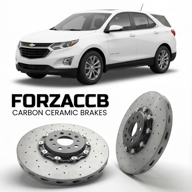 Carbon Ceramic Brake Rotors for Chevrolet Equinox II (facelift 2016 (2016-2017) | CCB OEM Replacement / Conversion Upgrade Kit