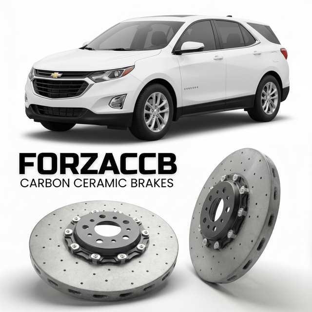 Carbon Ceramic Brake Rotors for Chevrolet Equinox III (2017-2021) | CCB OEM Replacement / Conversion Upgrade Kit