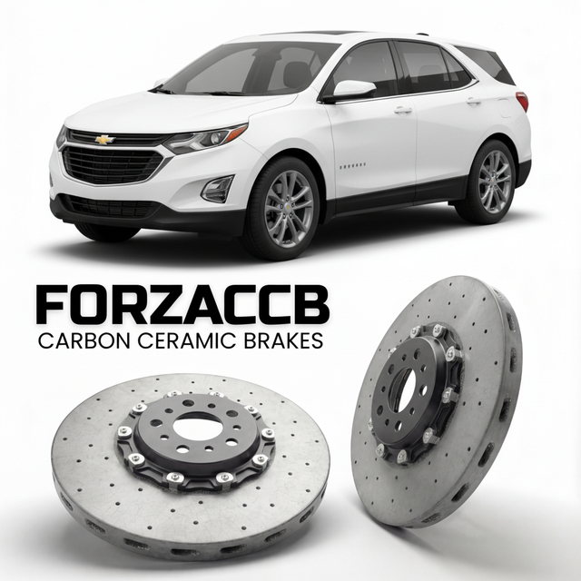 Carbon Ceramic Brake Rotors for Chevrolet Equinox III (facelift 2021 (2021-2024) | CCB OEM Replacement / Conversion Upgrade Kit