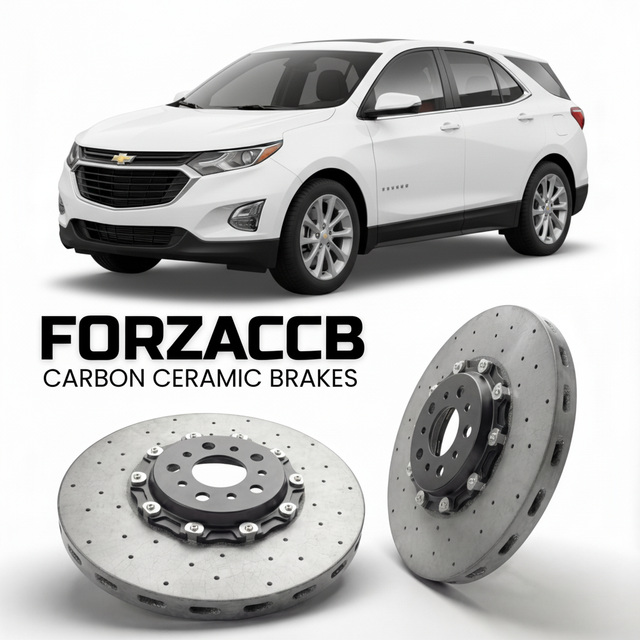 Carbon Ceramic Brake Rotors for Chevrolet Equinox IV (2024+) | CCB OEM Replacement / Conversion Upgrade Kit