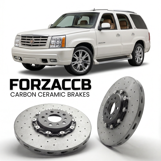 Carbon Ceramic Brake Rotors for Cadillac Escalade II (2005-2006) | CCB OEM Replacement / Conversion Upgrade Kit
