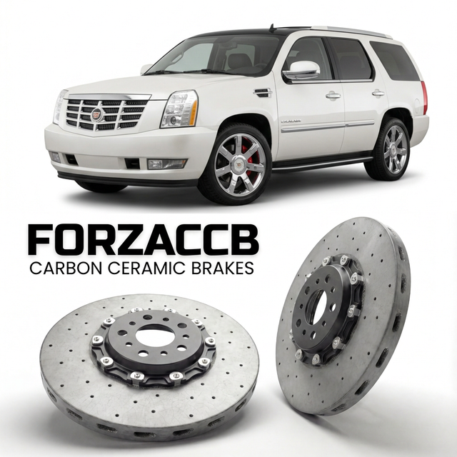 Carbon Ceramic Brake Rotors for Cadillac Escalade III (2007-2014) | CCB OEM Replacement / Conversion Upgrade Kit