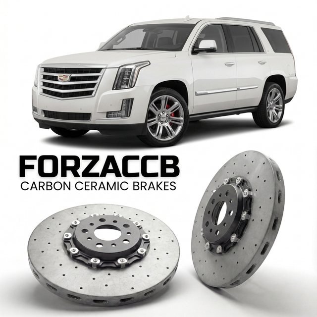Carbon Ceramic Brake Rotors for Cadillac Escalade IV (2014-2020) | CCB OEM Replacement / Conversion Upgrade Kit