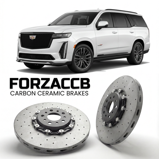 Carbon Ceramic Brake Rotors for Cadillac Escalade V (2020-2024) | CCB OEM Replacement / Conversion Upgrade Kit