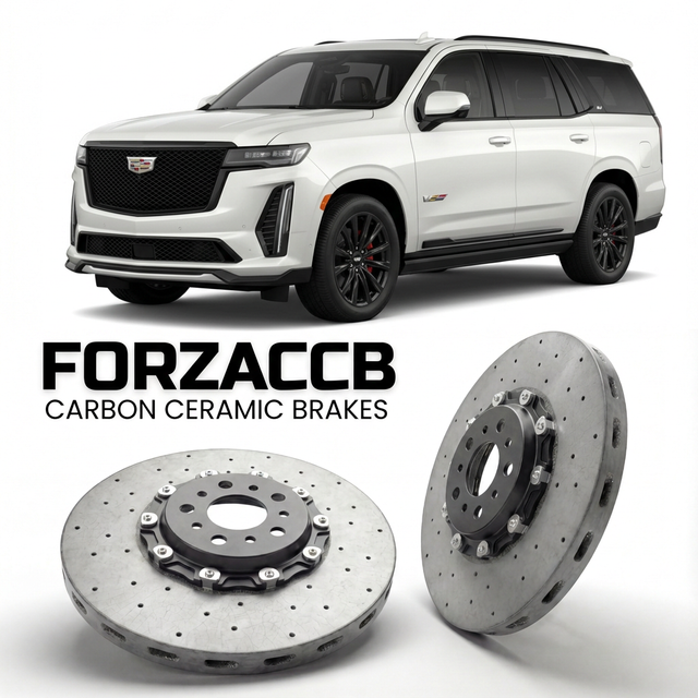 Carbon Ceramic Brake Rotors for Cadillac Escalade V ESV (2020-2024) | CCB OEM Replacement / Conversion Upgrade Kit
