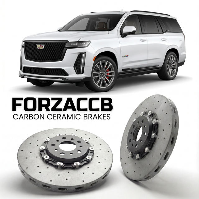 Carbon Ceramic Brake Rotors for Cadillac Escalade IQL (2025+) | CCB OEM Replacement / Conversion Upgrade Kit