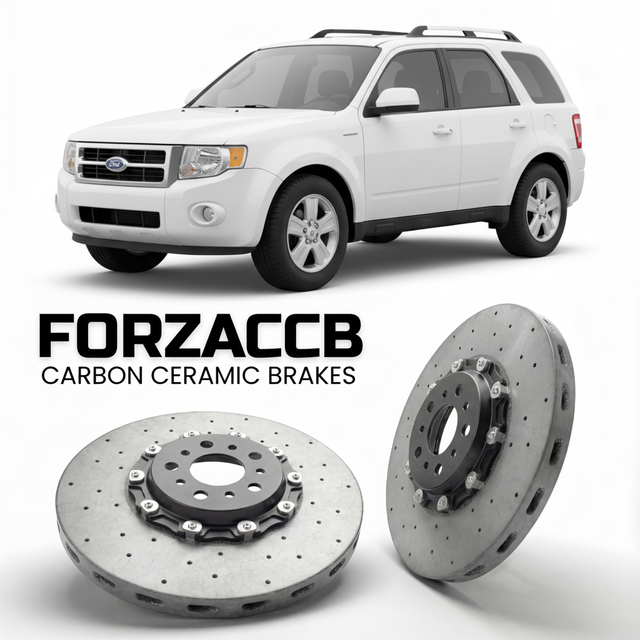 Carbon Ceramic Brake Rotors for Ford Escape II (2008-2012) | CCB OEM Replacement / Conversion Upgrade Kit