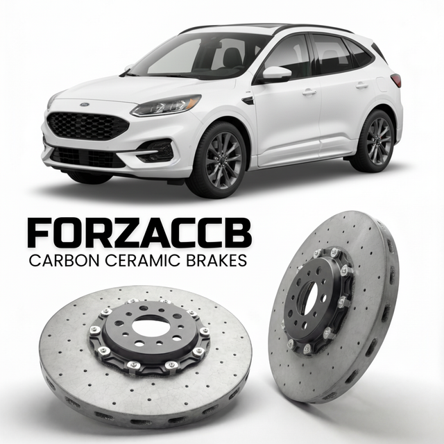 Carbon Ceramic Brake Rotors for Ford Escape IV (2019-2022) | CCB OEM Replacement / Conversion Upgrade Kit