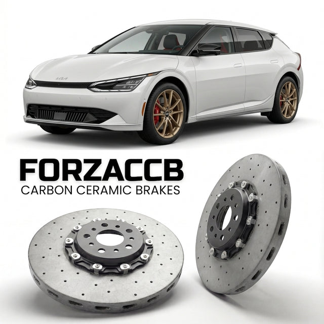 Carbon Ceramic Brake Rotors for Kia EV4 Fastback (2025+) | CCB OEM Replacement / Conversion Upgrade Kit