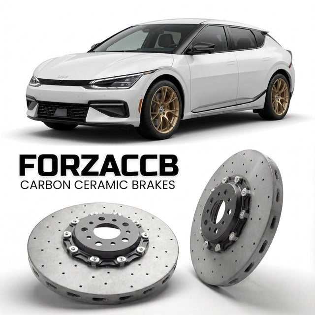Carbon Ceramic Brake Rotors for Kia EV4 Hatch (2025+) | CCB OEM Replacement / Conversion Upgrade Kit