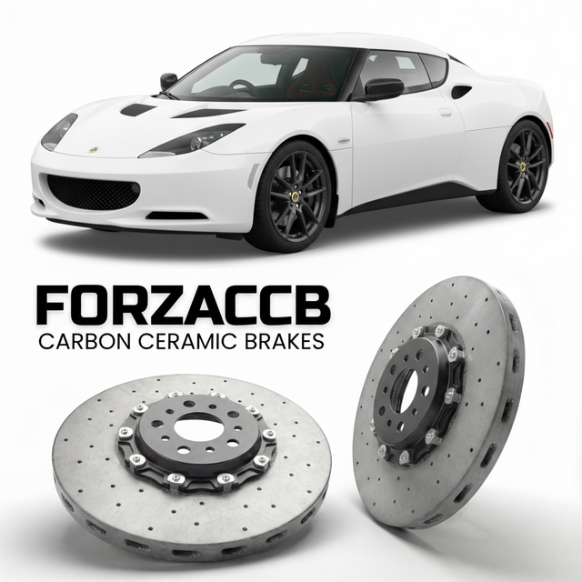 Carbon Ceramic Brake Rotors for Lotus Evora Type 122 S1 (2009-2015) | CCB OEM Replacement / Conversion Upgrade Kit
