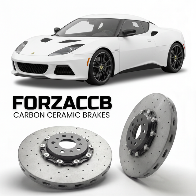 Carbon Ceramic Brake Rotors for Lotus Evora Type 122 400/GT (2016-2021) | CCB OEM Replacement / Conversion Upgrade Kit