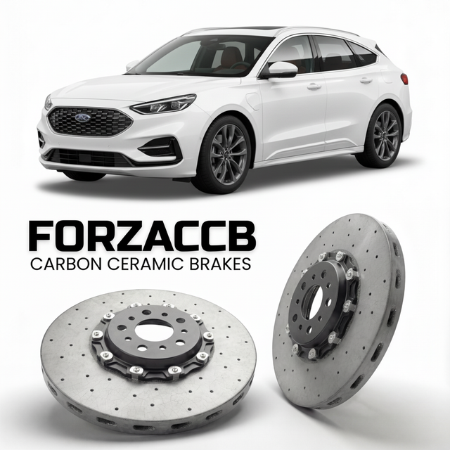 Carbon Ceramic Brake Rotors for Ford Evos (2021+) | CCB OEM Replacement / Conversion Upgrade Kit