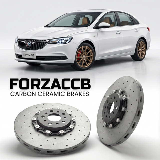 Carbon Ceramic Brake Rotors for Buick Excelle GT Buick Excelle GX II (facelift 2018 (2018+) | CCB OEM Replacement / Conversion Upgrade Kit