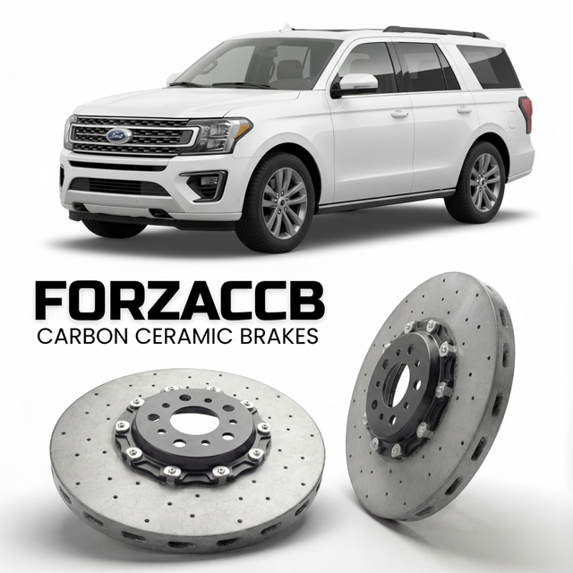 Carbon Ceramic Brake Rotors for Ford Expedition V MAX (2024+) | CCB OEM Replacement / Conversion Upgrade Kit