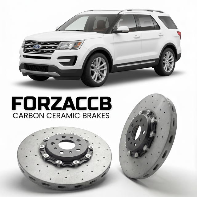Carbon Ceramic Brake Rotors for Ford Explorer V (facelift 2016 (2016-2018) | CCB OEM Replacement / Conversion Upgrade Kit