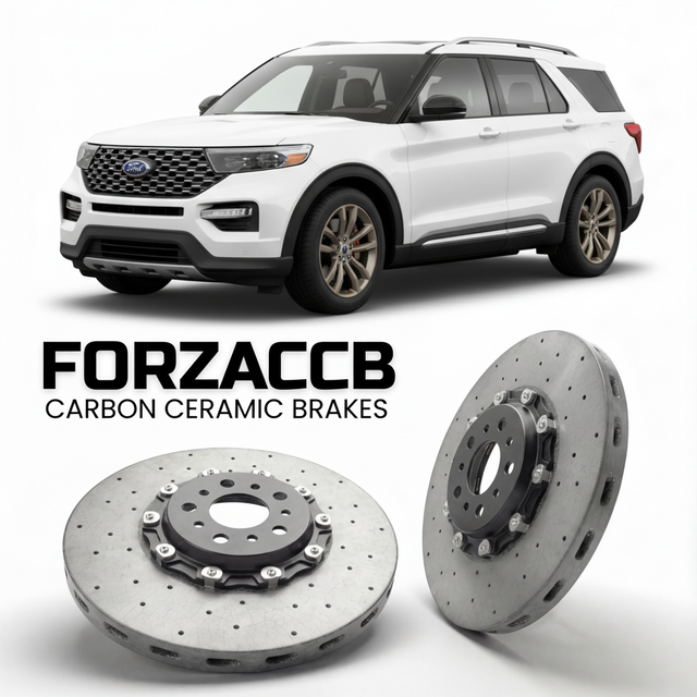 Carbon Ceramic Brake Rotors for Ford Explorer VI (2019-2024) | CCB OEM Replacement / Conversion Upgrade Kit