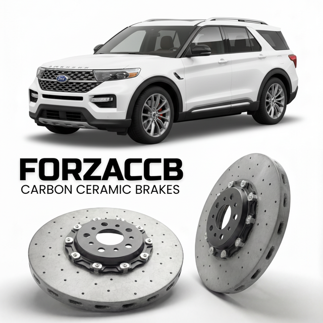 Carbon Ceramic Brake Rotors for Ford Explorer VI (facelift 2024 (2024+) | CCB OEM Replacement / Conversion Upgrade Kit