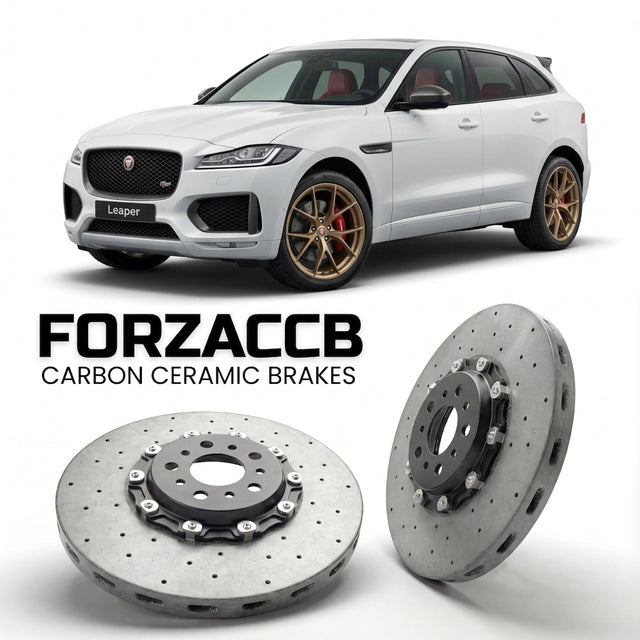 Carbon Ceramic Brake Rotors for Jaguar F-Pace (2015-2020) | CCB OEM Replacement / Conversion Upgrade Kit