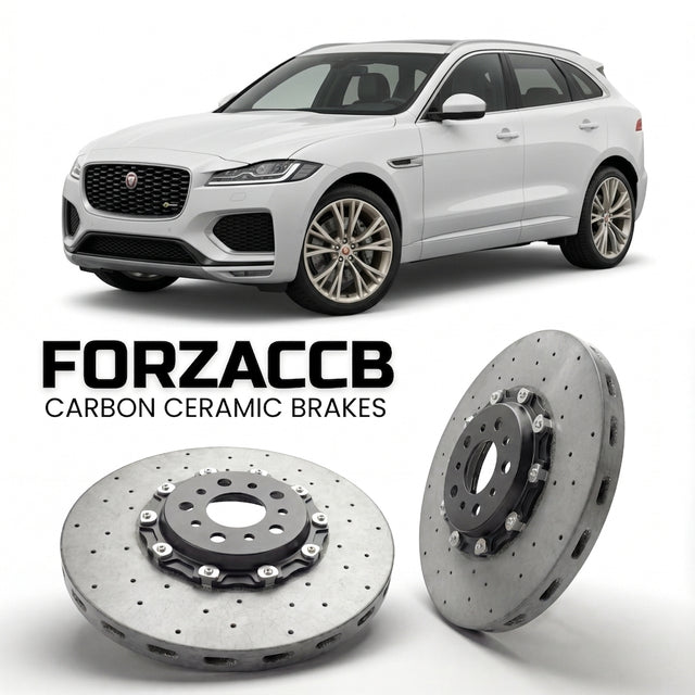 Carbon Ceramic Brake Rotors for Jaguar F-Pace facelift 2020 (2020+) | CCB OEM Replacement / Conversion Upgrade Kit