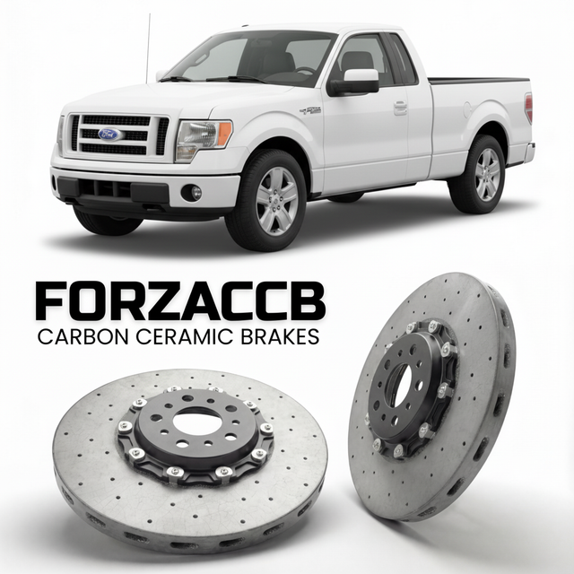 Carbon Ceramic Brake Rotors for Ford F-Series F-100/F-150 Ford F-Series F-150 XI Regular Cab (2005-2008) | CCB OEM Replacement / Conversion Upgrade Kit