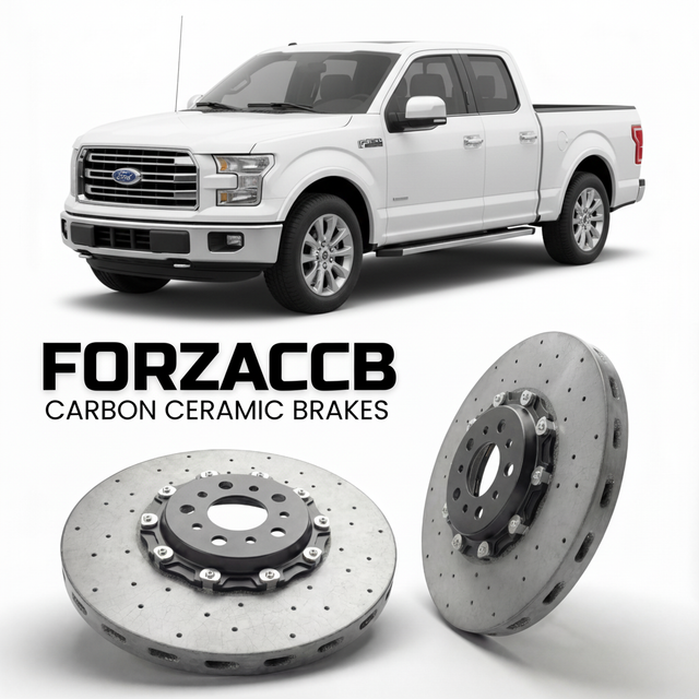 Carbon Ceramic Brake Rotors for Ford F-Series F-100/F-150 Ford F-Series F-150 XII SuperCab (2008-2014) | CCB OEM Replacement / Conversion Upgrade Kit