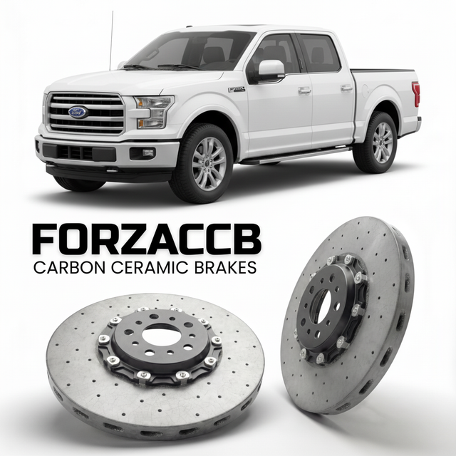 Carbon Ceramic Brake Rotors for Ford F-Series F-100/F-150 Ford F-Series F-150 XIII SuperCrew (2015-2017) | CCB OEM Replacement / Conversion Upgrade Kit