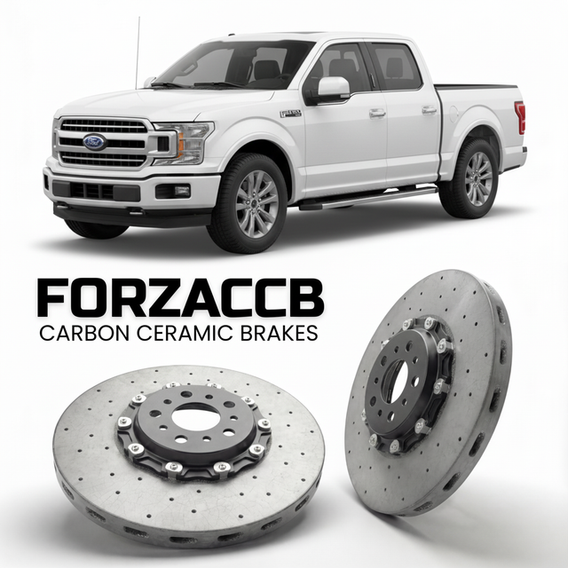 Carbon Ceramic Brake Rotors for Ford F-Series F-100/F-150 Ford F-Series F-150 XIII SuperCab (facelift 2018 (2018-2020) | CCB OEM Replacement / Conversion Upgrade Kit